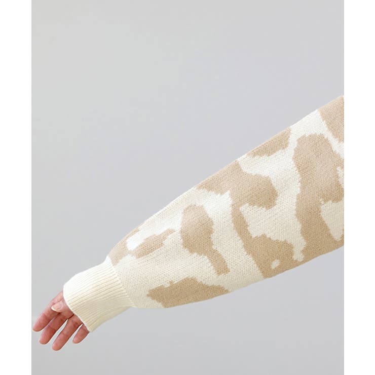 ボタニカルジャガードニットプルオーバー | FUNNY COMPANY＋  | 詳細画像21 