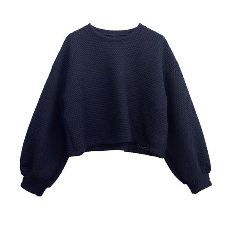 変わり編みスクエアプルオーバー | FUNNY COMPANY＋  | 詳細画像25 