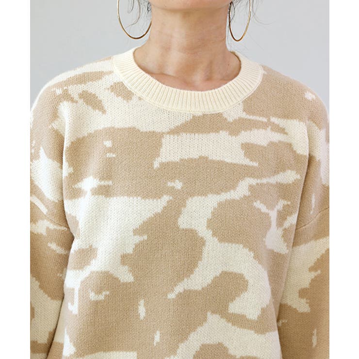 ボタニカルジャガードニットプルオーバー | FUNNY COMPANY＋  | 詳細画像20 