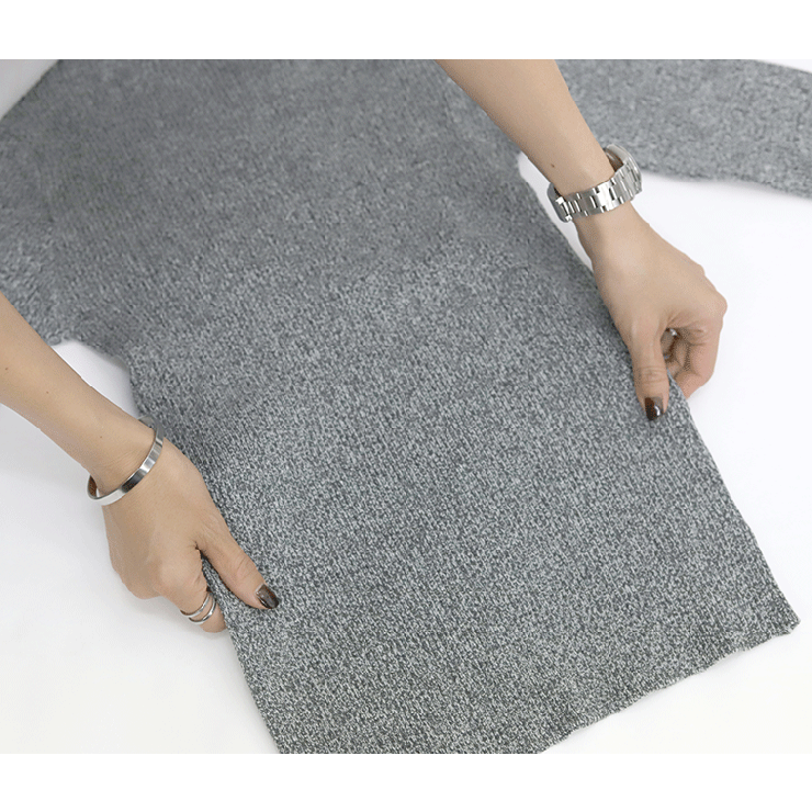 ハイネックメローメランジニットプルオーバー | FUNNY COMPANY＋  | 詳細画像5 