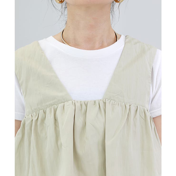 チュール使い前後2WAYフリルブラウス | FUNNY COMPANY＋  | 詳細画像21 