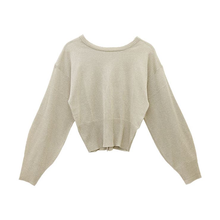 裾ボタン2WAYラメニットプルオーバー | FUNNY COMPANY＋  | 詳細画像27 