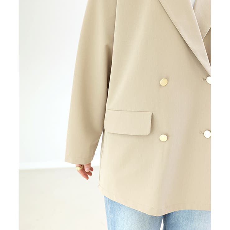 T/Rテーラードダブルジャケット | FUNNY COMPANY＋  | 詳細画像23 