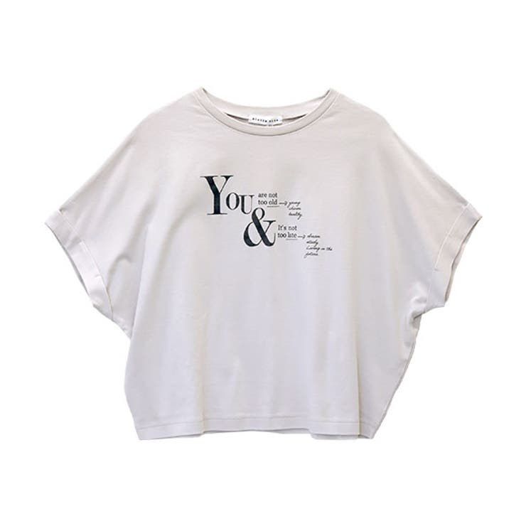 オーガニックコットンロゴプリントドルマンカットソー | FUNNY COMPANY＋  | 詳細画像26 