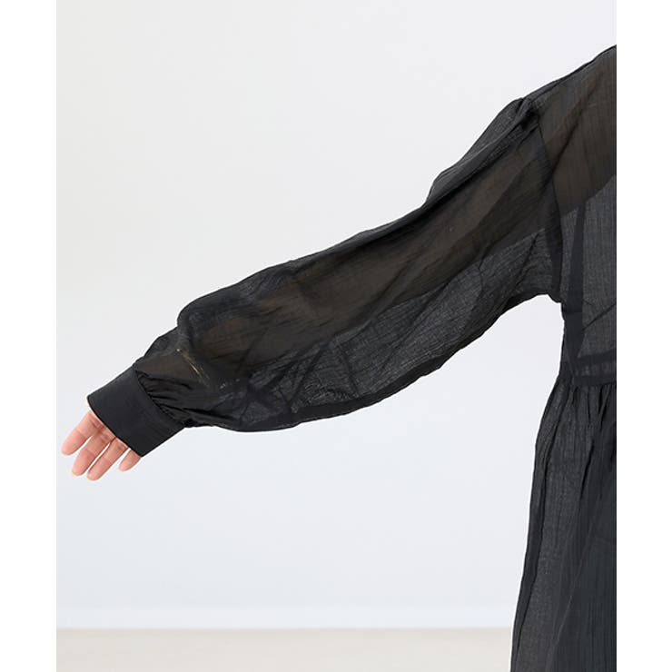 ギャザー切替前開きブラウス | FUNNY COMPANY＋  | 詳細画像22 