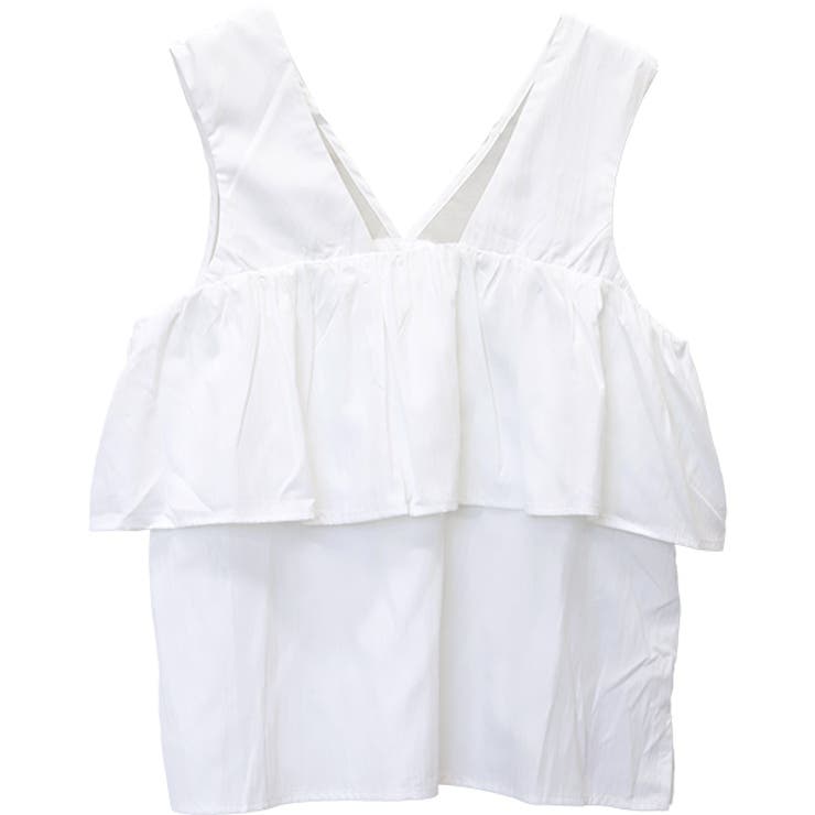 チュール使い前後2WAYフリルブラウス | FUNNY COMPANY＋  | 詳細画像27 