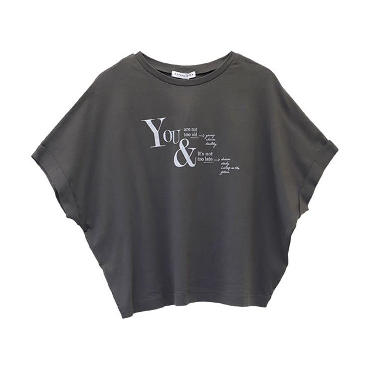 オーガニックコットンロゴプリントドルマンカットソー | FUNNY COMPANY＋  | 詳細画像25 