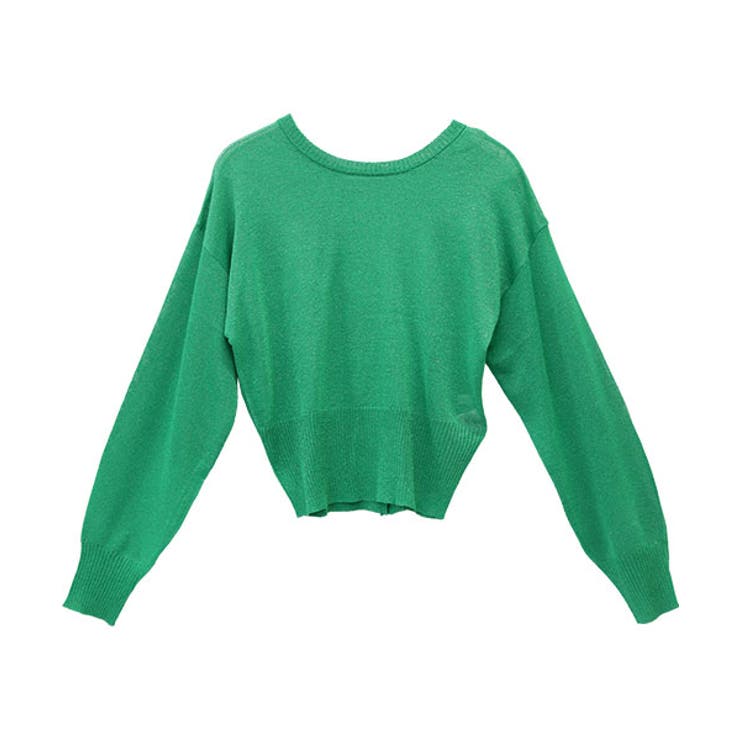 裾ボタン2WAYラメニットプルオーバー | FUNNY COMPANY＋  | 詳細画像26 