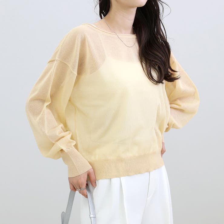 天竺シアードルマンニットプルオーバー | FUNNY COMPANY＋  | 詳細画像4 