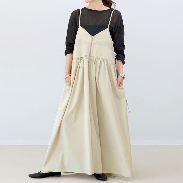 フロントジップドロストキャミワンピース  | FUNNY COMPANY＋  | 詳細画像5 