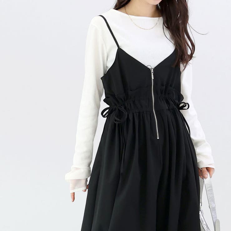 フロントジップドロストキャミワンピース  | FUNNY COMPANY＋  | 詳細画像7 