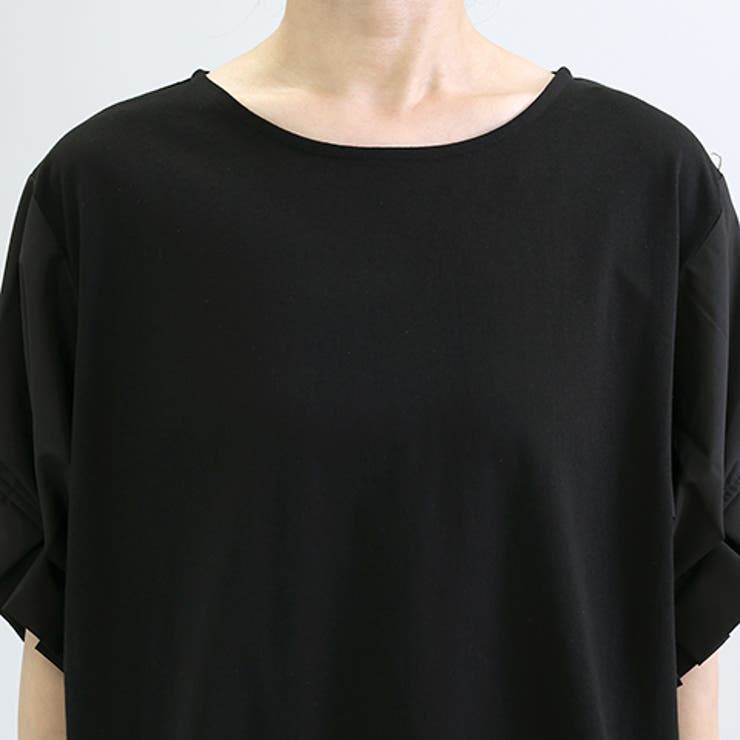 異素材切替袖タックプルオーバー | FUNNY COMPANY＋  | 詳細画像21 