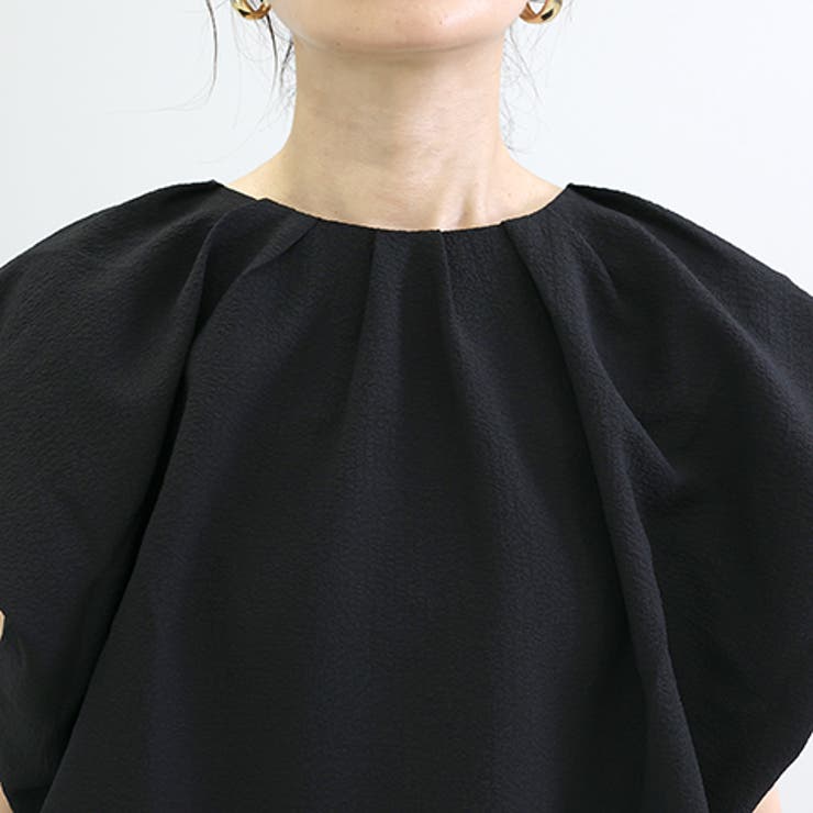 変わり織り袖バルーンブラウス | FUNNY COMPANY＋  | 詳細画像21 