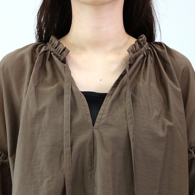 ギャザーフリルブラウス | FUNNY COMPANY＋  | 詳細画像21 