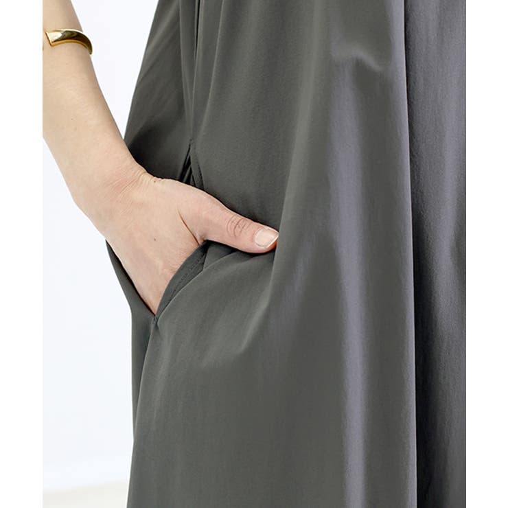 フロントジップ後ろリボンキャミワンピース | FUNNY COMPANY＋  | 詳細画像22 