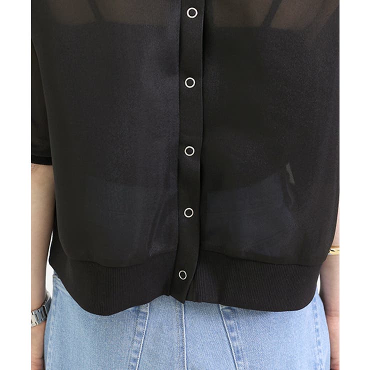 シアーダンボール後ろボタン2WAYプルオーバー | FUNNY COMPANY＋  | 詳細画像23 