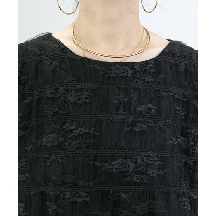 レースレイヤードプルオーバー | FUNNY COMPANY＋  | 詳細画像21 