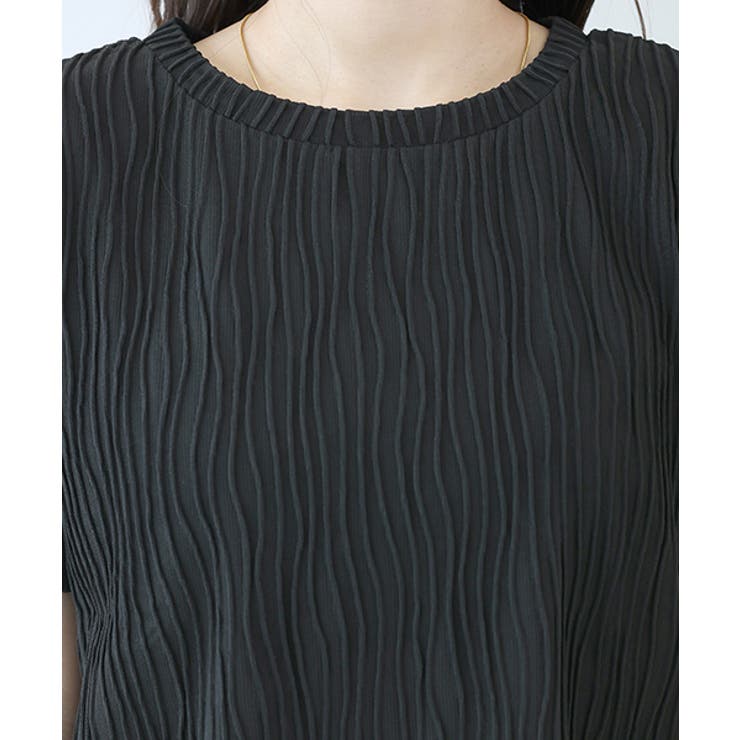 ウェーブジャガード半袖プルオーバー | FUNNY COMPANY＋  | 詳細画像21 