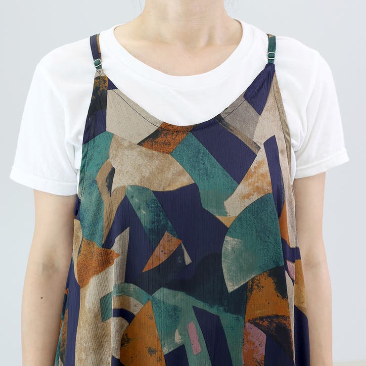 プリントシフォンキャミワンピース | FUNNY COMPANY＋  | 詳細画像21 