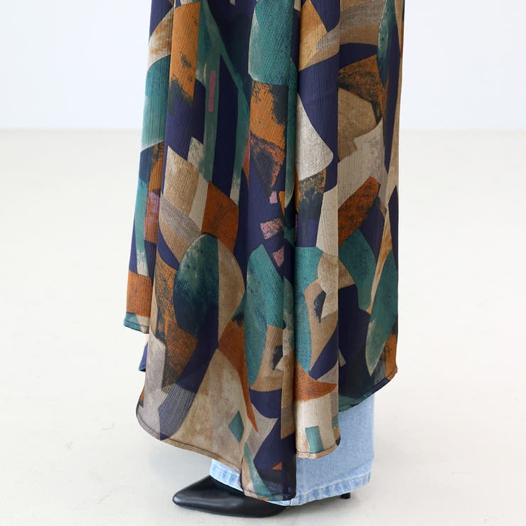 プリントシフォンキャミワンピース | FUNNY COMPANY＋  | 詳細画像23 