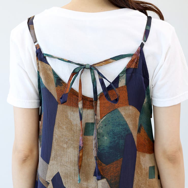 プリントシフォンキャミワンピース | FUNNY COMPANY＋  | 詳細画像22 