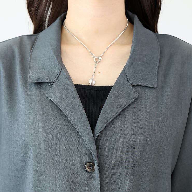 エステルツイル開襟オールインワンサロペット | FUNNY COMPANY＋  | 詳細画像21 