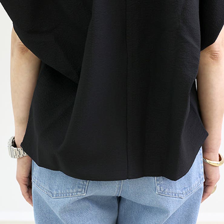 変わり織り袖バルーンブラウス | FUNNY COMPANY＋  | 詳細画像24 