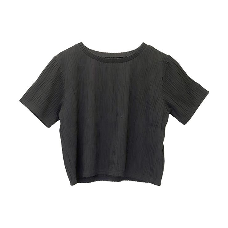 ウェーブジャガード半袖プルオーバー | FUNNY COMPANY＋  | 詳細画像25 