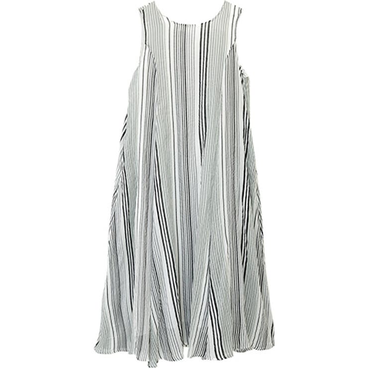 綿ボイルマルチストライプ2WAYワンピース | FUNNY COMPANY＋  | 詳細画像25 