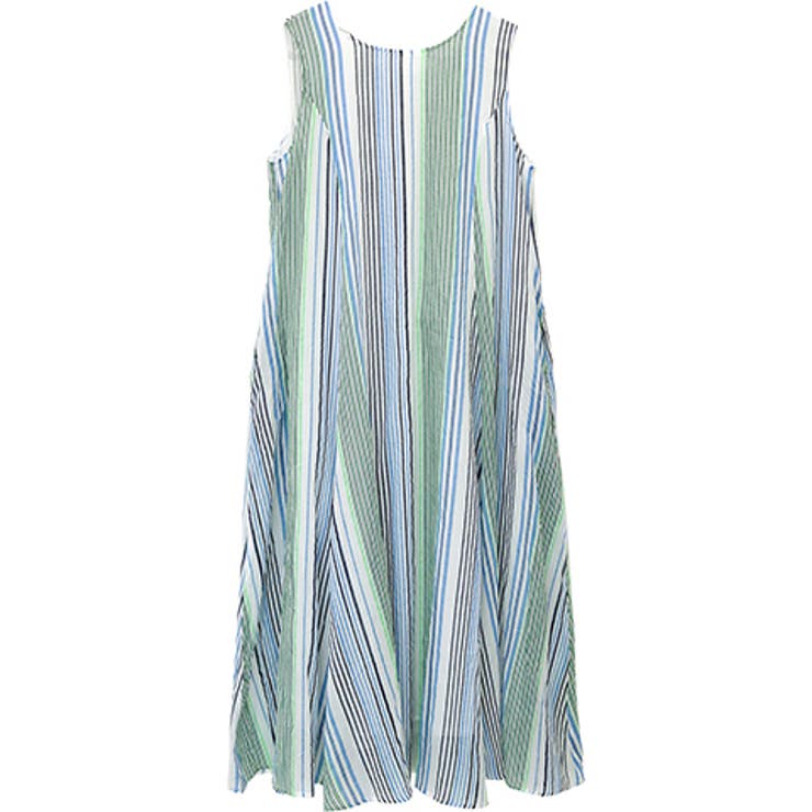 綿ボイルマルチストライプ2WAYワンピース | FUNNY COMPANY＋  | 詳細画像26 