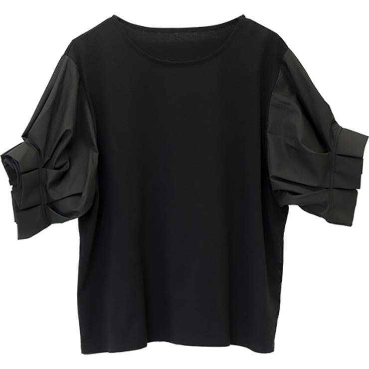 異素材切替袖タックプルオーバー | FUNNY COMPANY＋  | 詳細画像25 