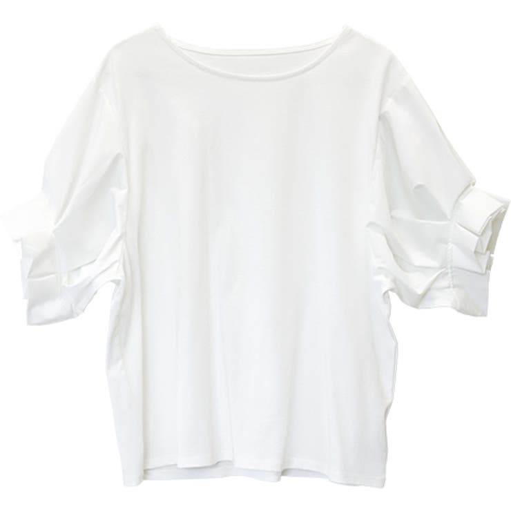 異素材切替袖タックプルオーバー | FUNNY COMPANY＋  | 詳細画像26 