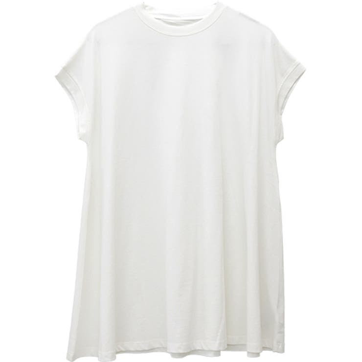 【接触冷感】綿天竺フレンチフレアカットソー | FUNNY COMPANY＋  | 詳細画像27 