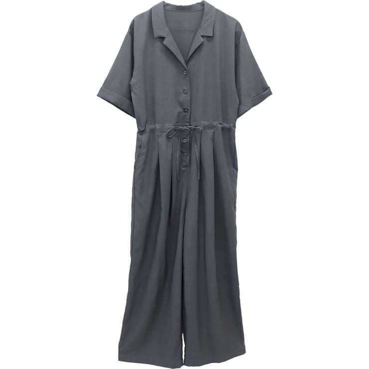 エステルツイル開襟オールインワンサロペット | FUNNY COMPANY＋  | 詳細画像25 