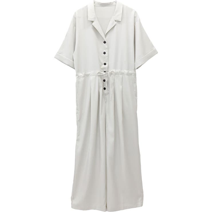 エステルツイル開襟オールインワンサロペット | FUNNY COMPANY＋  | 詳細画像26 