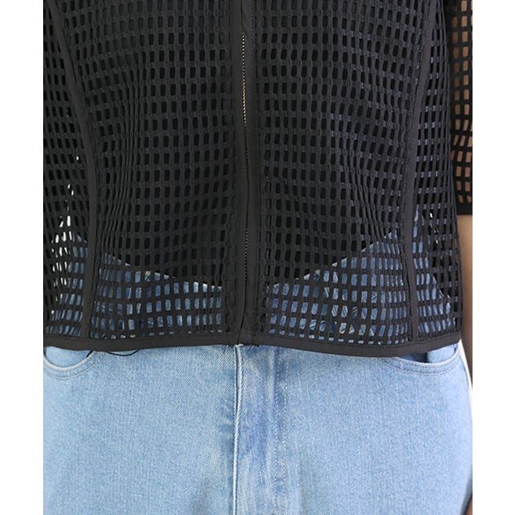 メッシュジップカーディガン  | FUNNY COMPANY＋  | 詳細画像24 