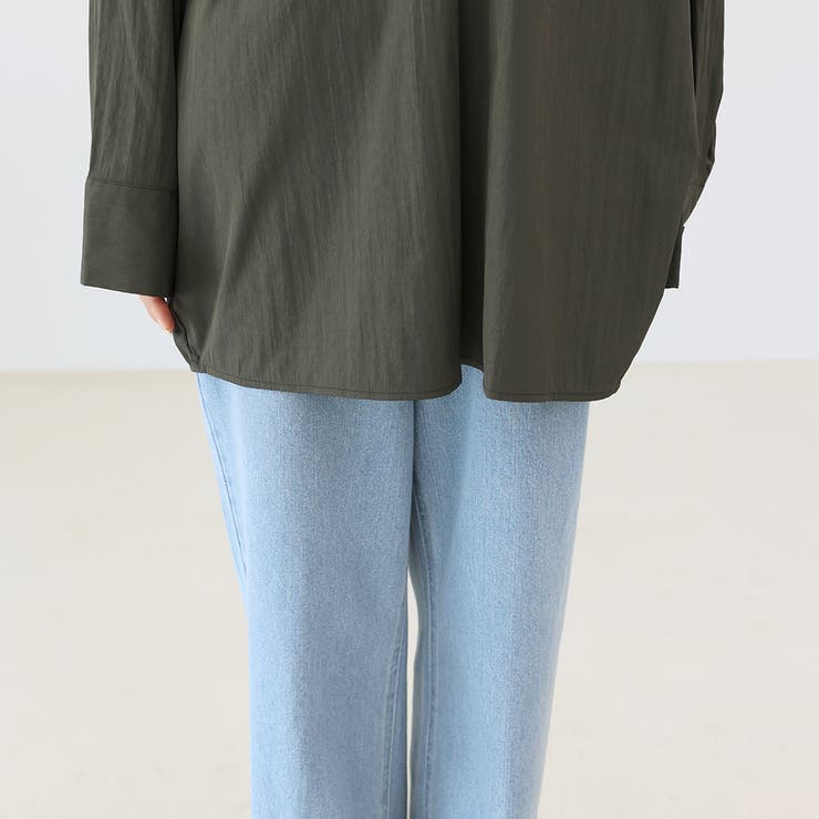 シワ加工長袖ドルマンスキッパーシャツ | FUNNY COMPANY＋  | 詳細画像24 