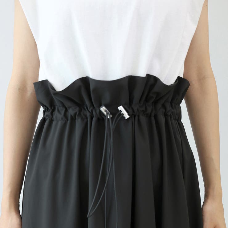 異素材切替ドロストドッキングワンピース | FUNNY COMPANY＋  | 詳細画像22 