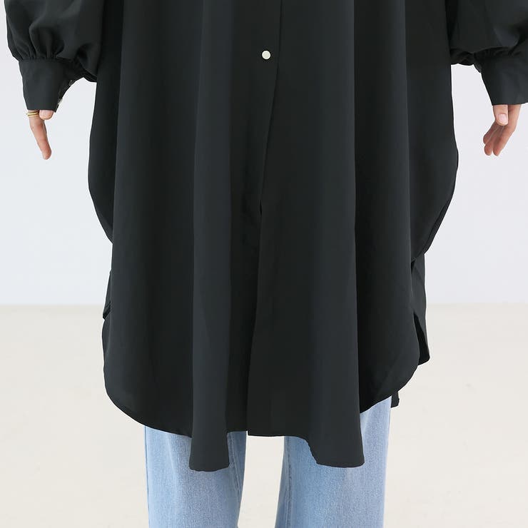 エステルジョーゼットバックギャザーワンピース | FUNNY COMPANY＋  | 詳細画像23 