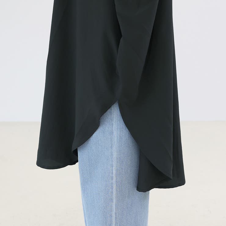 エステルジョーゼットバックギャザーワンピース | FUNNY COMPANY＋  | 詳細画像24 