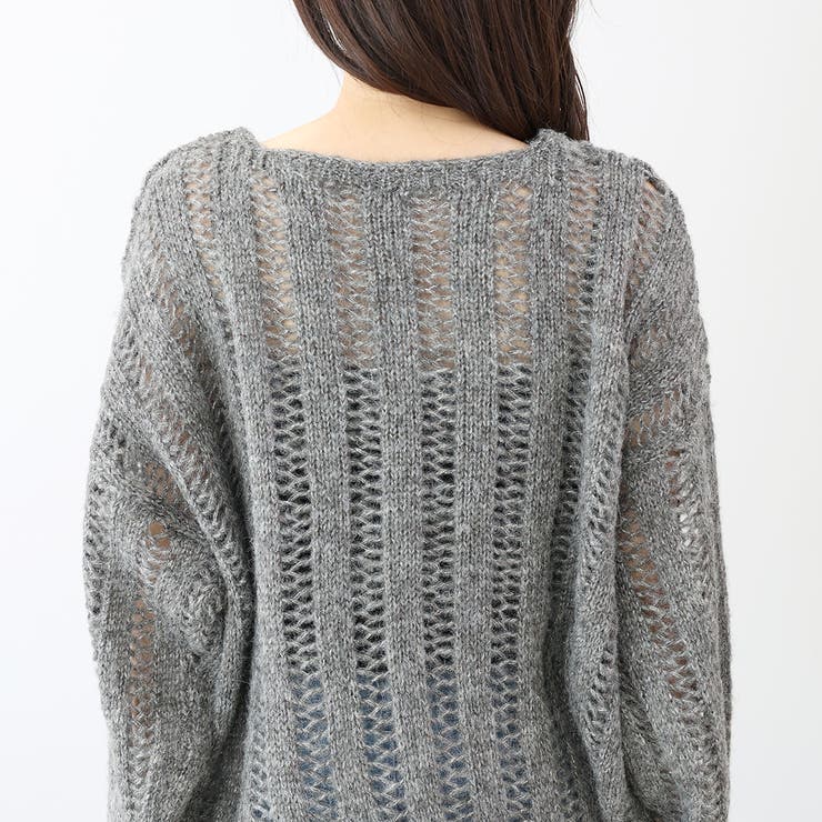 針抜きラメニットプルオーバー | FUNNY COMPANY＋  | 詳細画像22 