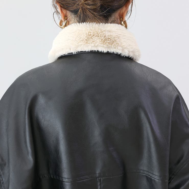 フェイクレザーブルゾン | FUNNY COMPANY＋  | 詳細画像22 