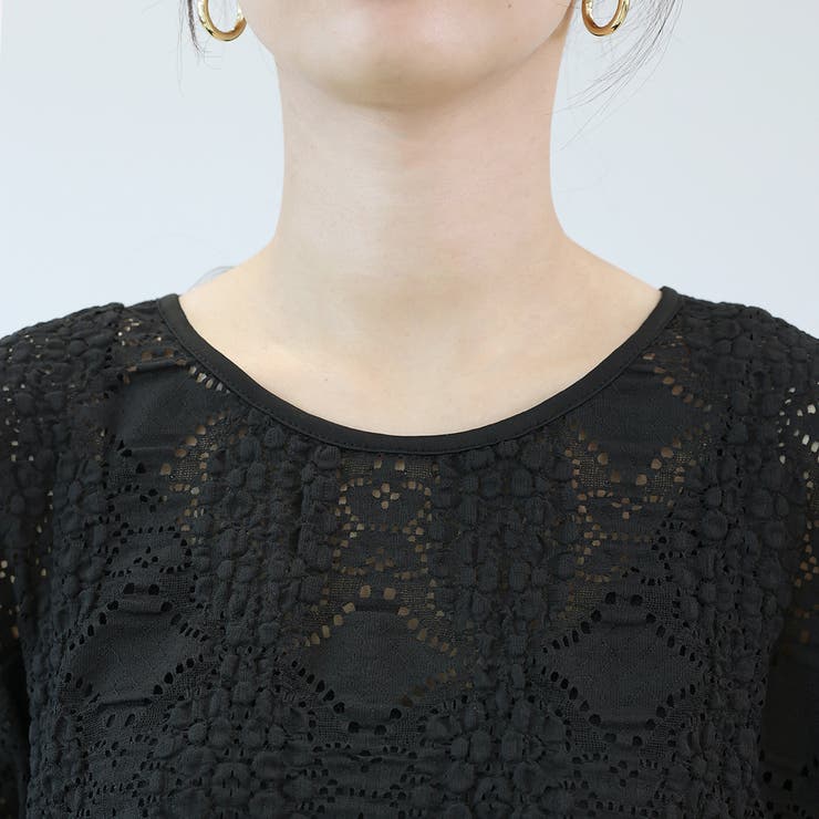 カットレースバックリボンプルオーバー | FUNNY COMPANY＋  | 詳細画像21 