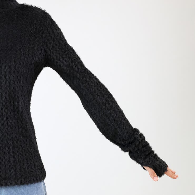 ショートフェザーハイネックプルオーバー | FUNNY COMPANY＋  | 詳細画像23 