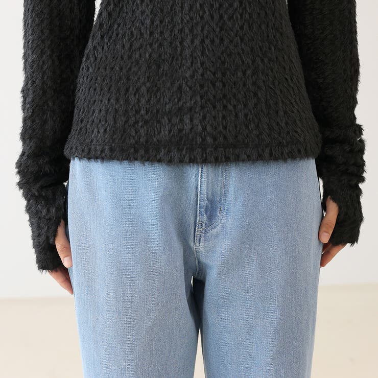 ショートフェザーハイネックプルオーバー | FUNNY COMPANY＋  | 詳細画像24 