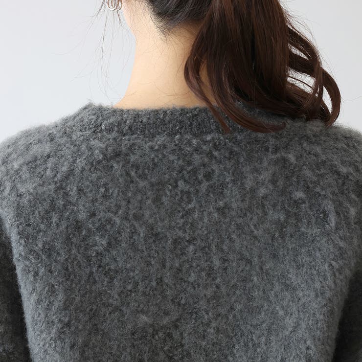 ラウンドヘムブークレー起毛プルオーバー | FUNNY COMPANY＋  | 詳細画像22 