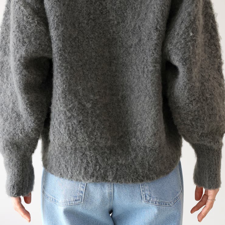 ラウンドヘムブークレー起毛プルオーバー | FUNNY COMPANY＋  | 詳細画像24 