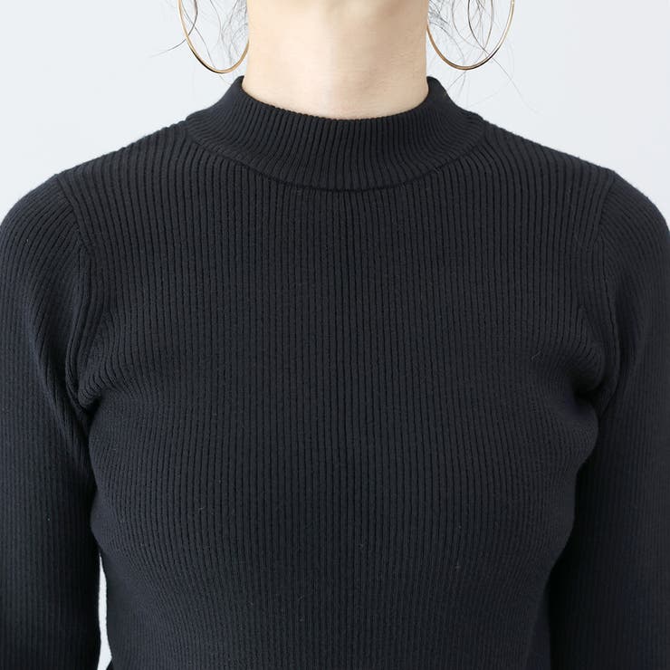 袖シアーハイネックリブニットプルオーバー | FUNNY COMPANY＋  | 詳細画像21 