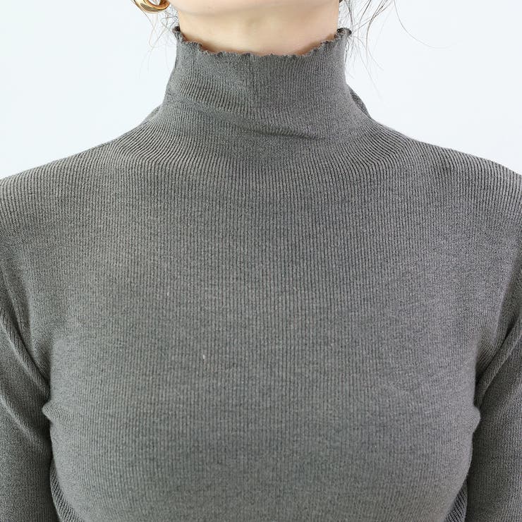 細リブハイネックニットプルオーバー | FUNNY COMPANY＋  | 詳細画像21 
