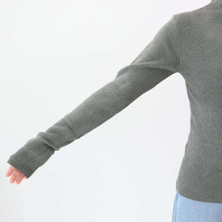 細リブハイネックニットプルオーバー | FUNNY COMPANY＋  | 詳細画像23 